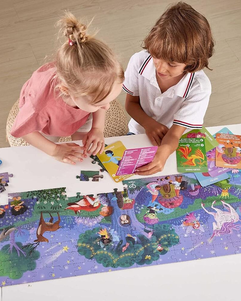 Casse - tête phosphorescent - Forêt magique (200 pcs) - Casse - têtes - Boutique LeoLudo - Hape