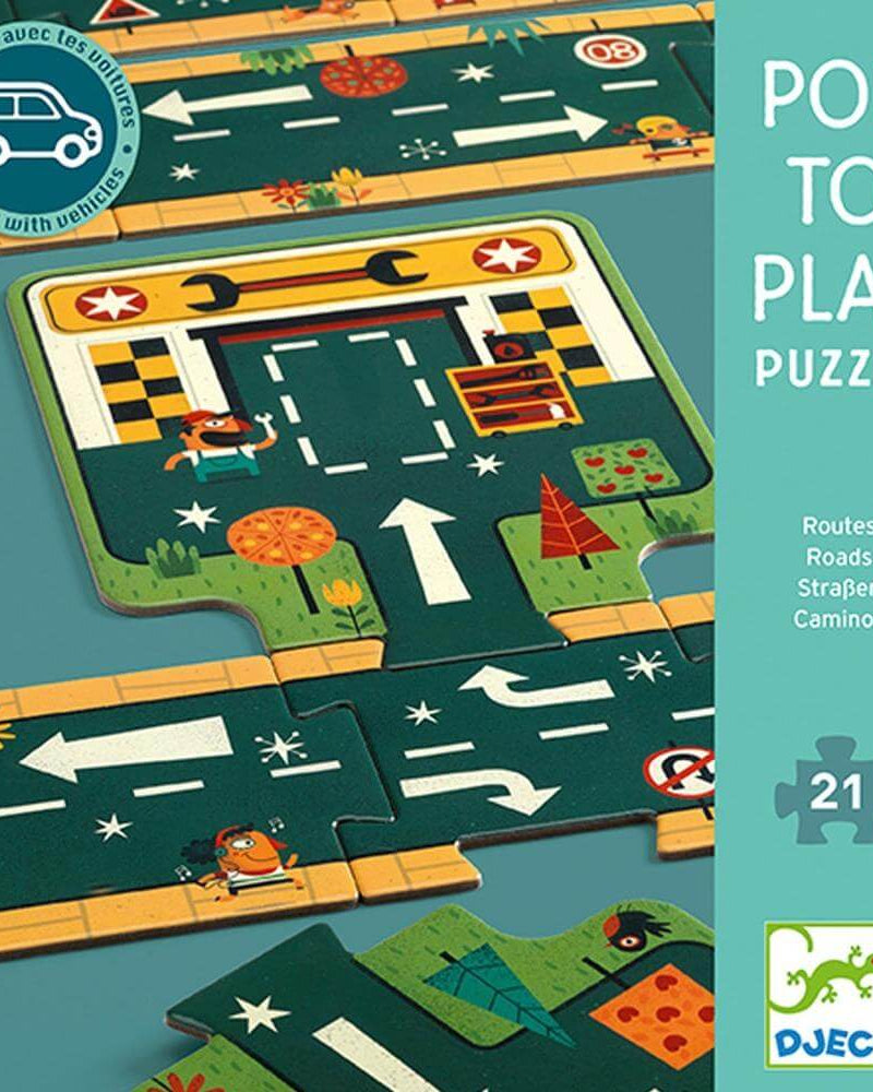 Casse - tête Pop to Play - Routes - Casse - têtes - Boutique LeoLudo - Djeco