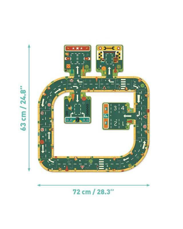 Casse - tête Pop to Play - Routes - Casse - têtes - Boutique LeoLudo - Djeco