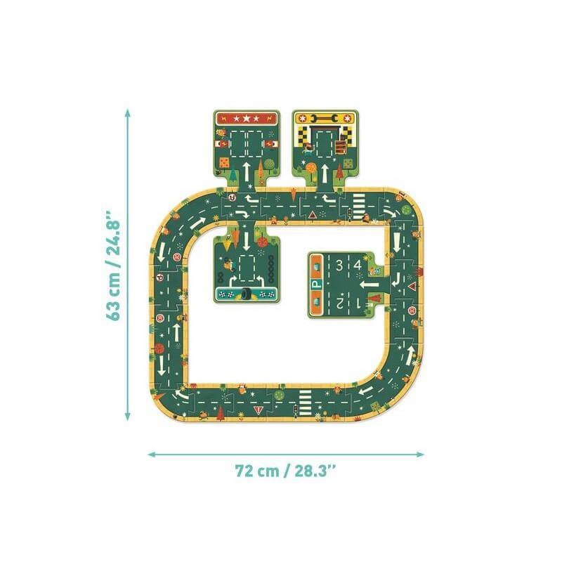 Casse-tête Pop to Play - Routes-Djeco-Boutique LeoLudo