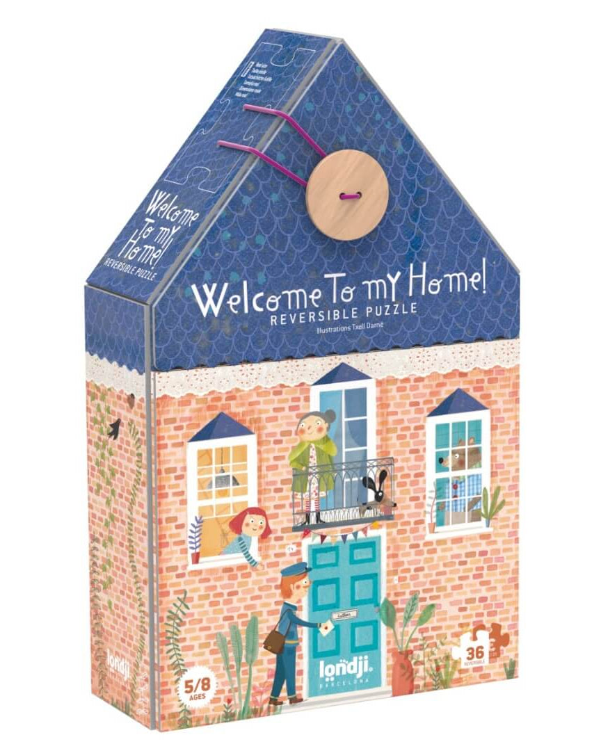 Casse - tête reversible - Bienvenue chez moi (36 pcs) - Casse - têtes - Boutique LeoLudo - Londji
