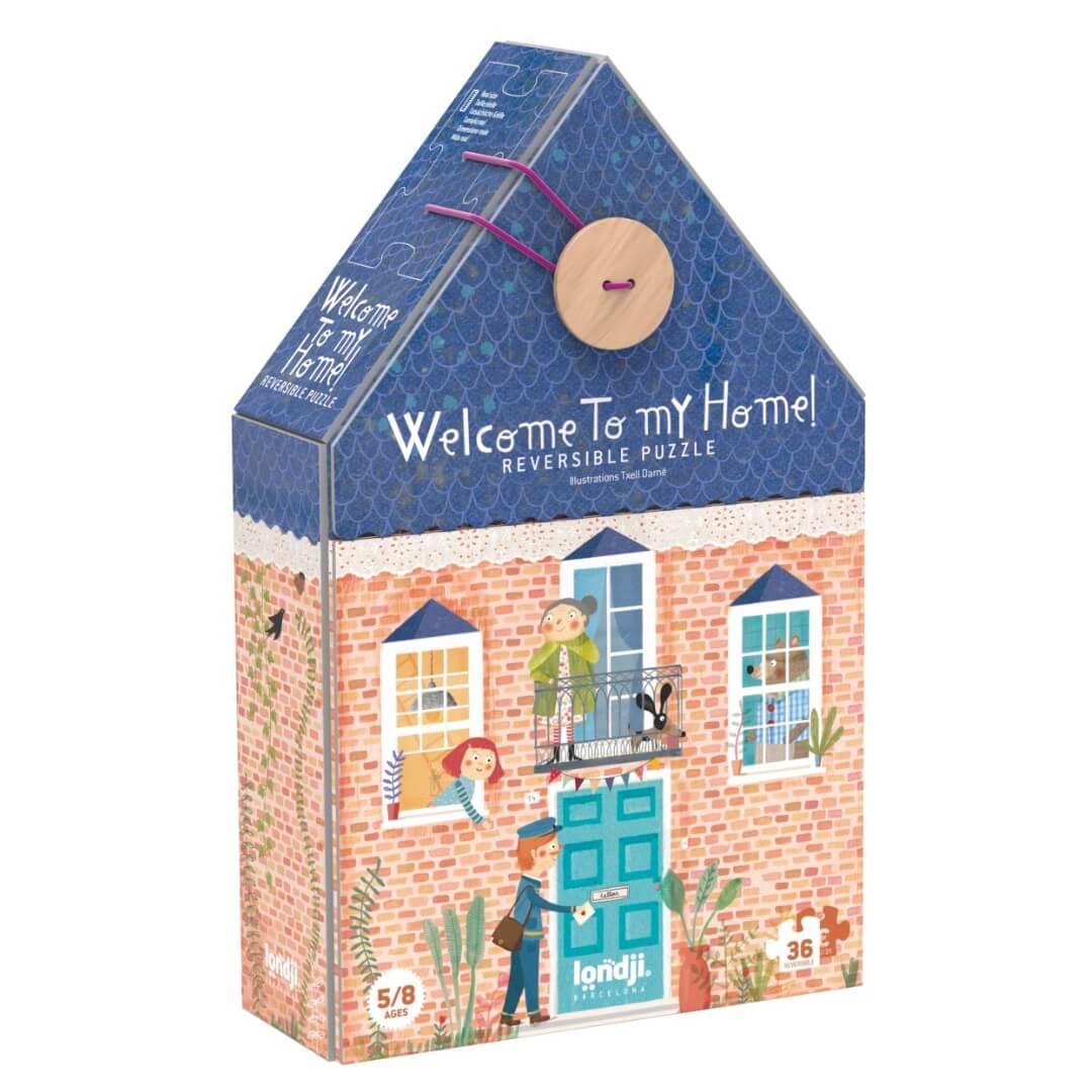 Casse - tête reversible - Bienvenue chez moi (36 pcs) - Casse - têtes - Boutique LeoLudo - Londji