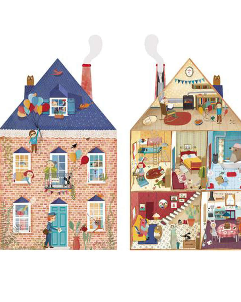 Casse - tête reversible - Bienvenue chez moi (36 pcs) - Casse - têtes - Boutique LeoLudo - Londji