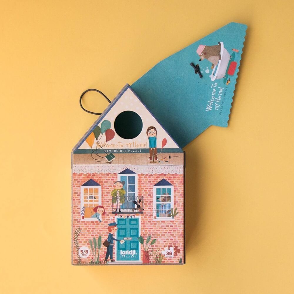 Casse - tête reversible - Bienvenue chez moi (36 pcs) - Casse - têtes - Boutique LeoLudo - Londji