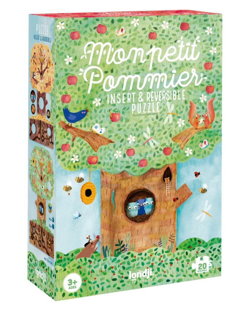 Casse - tête reversible - Mon petit pommier (20 pcs) - Casse - têtes - Boutique LeoLudo - Londji