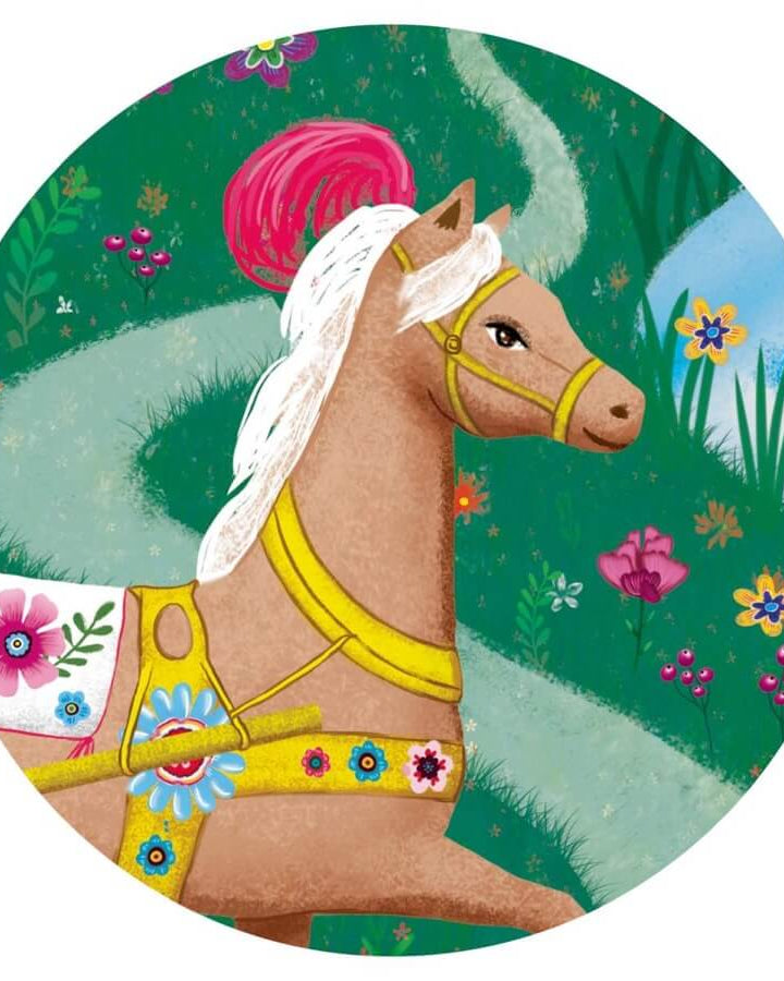 Casse - tête silhouette - Le carrosse d'Élise (54 pcs) - Casse - têtes - Boutique LeoLudo - Djeco