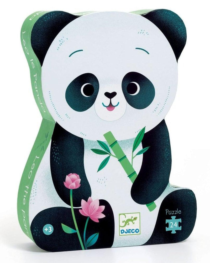 Casse - tête silhouette - Léo le panda (24 pcs) - Casse - têtes - Boutique LeoLudo - Djeco