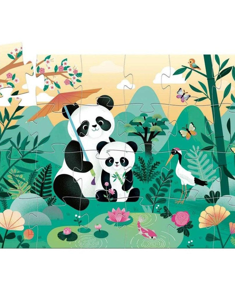 Casse - tête silhouette - Léo le panda (24 pcs) - Casse - têtes - Boutique LeoLudo - Djeco