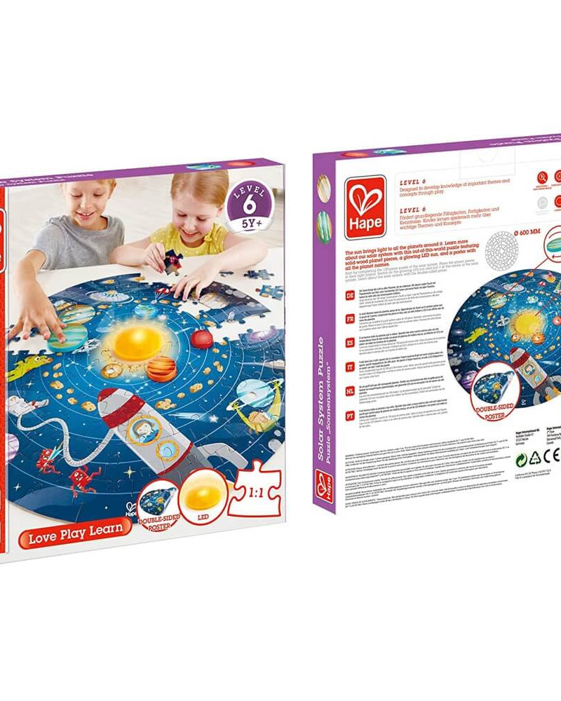 Casse tête - Système solaire (102 pcs) - Casse - têtes - Boutique LeoLudo - Hape