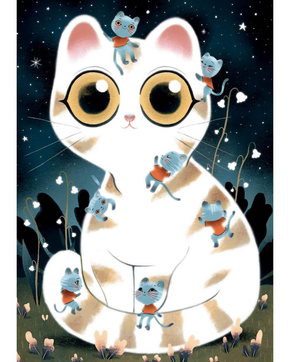 Casse - tête Wizzy - Chats câlins (50 pcs) - Casse - têtes - Boutique LeoLudo - Djeco