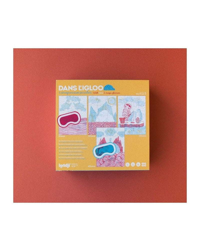 Casse - têtes évolutifs - Dans l'igloo (9 à 20 pcs) - Casse - têtes - Boutique LeoLudo - Londji