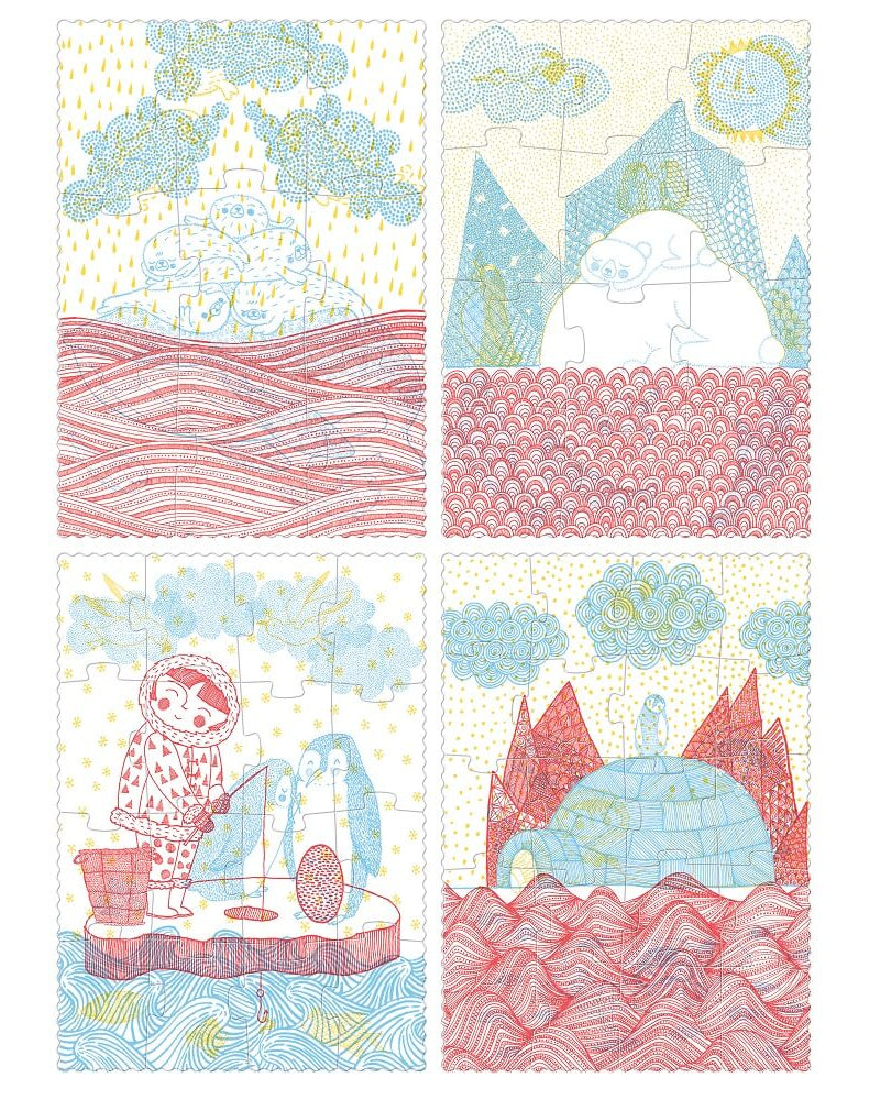Casse - têtes évolutifs - Dans l'igloo (9 à 20 pcs) - Casse - têtes - Boutique LeoLudo - Londji