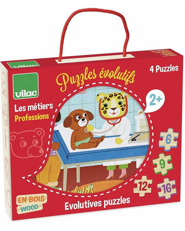 Casse - têtes évolutifs en bois - Les métiers - Casse - têtes - Boutique LeoLudo - Vilac