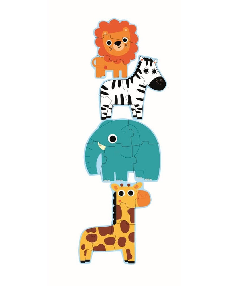 Casse - têtes Primo - Dans la jungle (3 à 6 pcs) - Casse - têtes - Boutique LeoLudo - Djeco