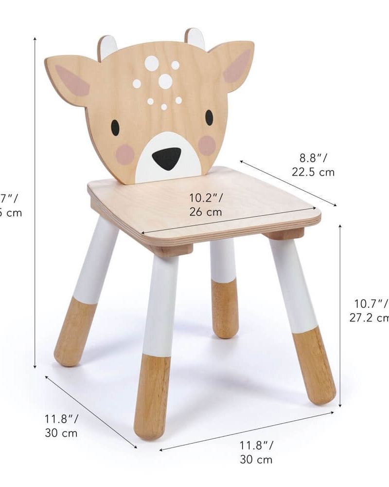 Chaise en bois Cerf de la Forêt - Meubles - Boutique LeoLudo - Tender Leaf Toys