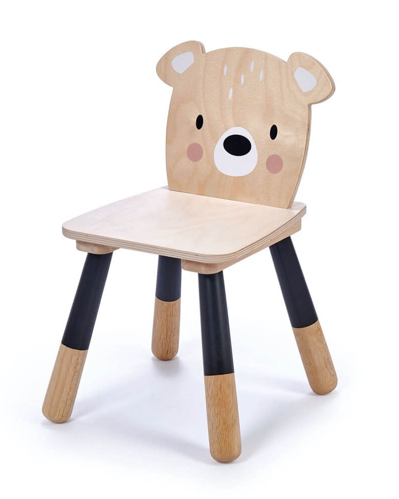Chaise en bois Ours de la Forêt - Meubles - Boutique LeoLudo - Tender Leaf Toys