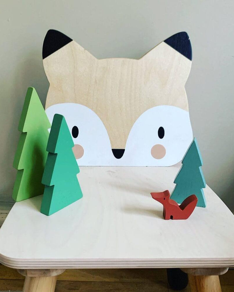 Chaise en bois Renard de la Forêt - Meubles - Boutique LeoLudo - Tender Leaf Toys