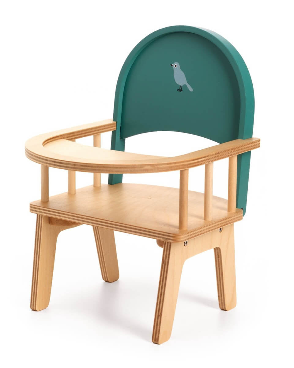Chaise haute à barreaux pour poupée Pomea - Accessoires poupée - Boutique LeoLudo - Djeco