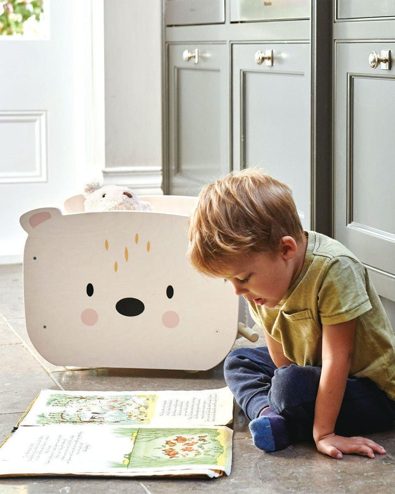 Chariot coffre Ours à tirer - Meubles - Boutique LeoLudo - Tender Leaf Toys