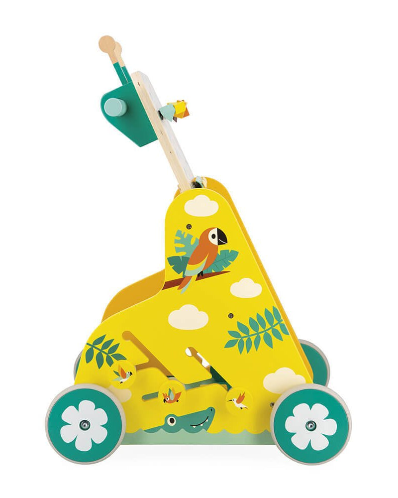 Chariot de marche multi - activités Tropik - Trotteurs - Boutique LeoLudo - Janod