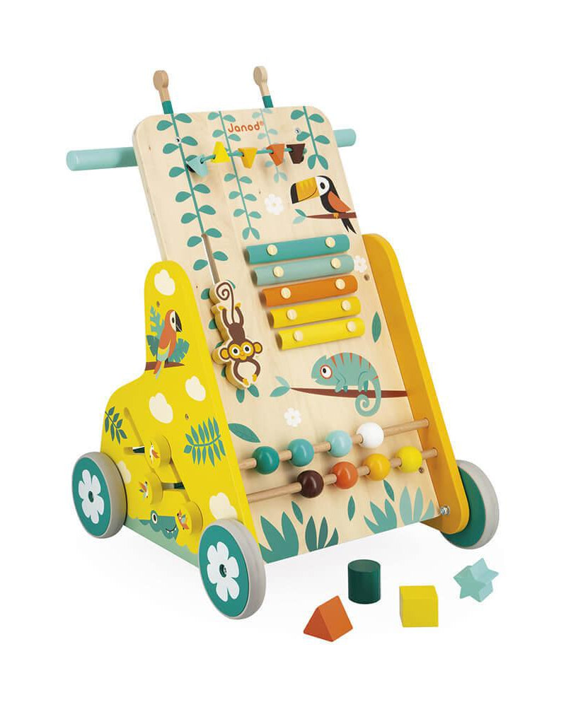 Chariot de marche multi - activités Tropik - Trotteurs - Boutique LeoLudo - Janod