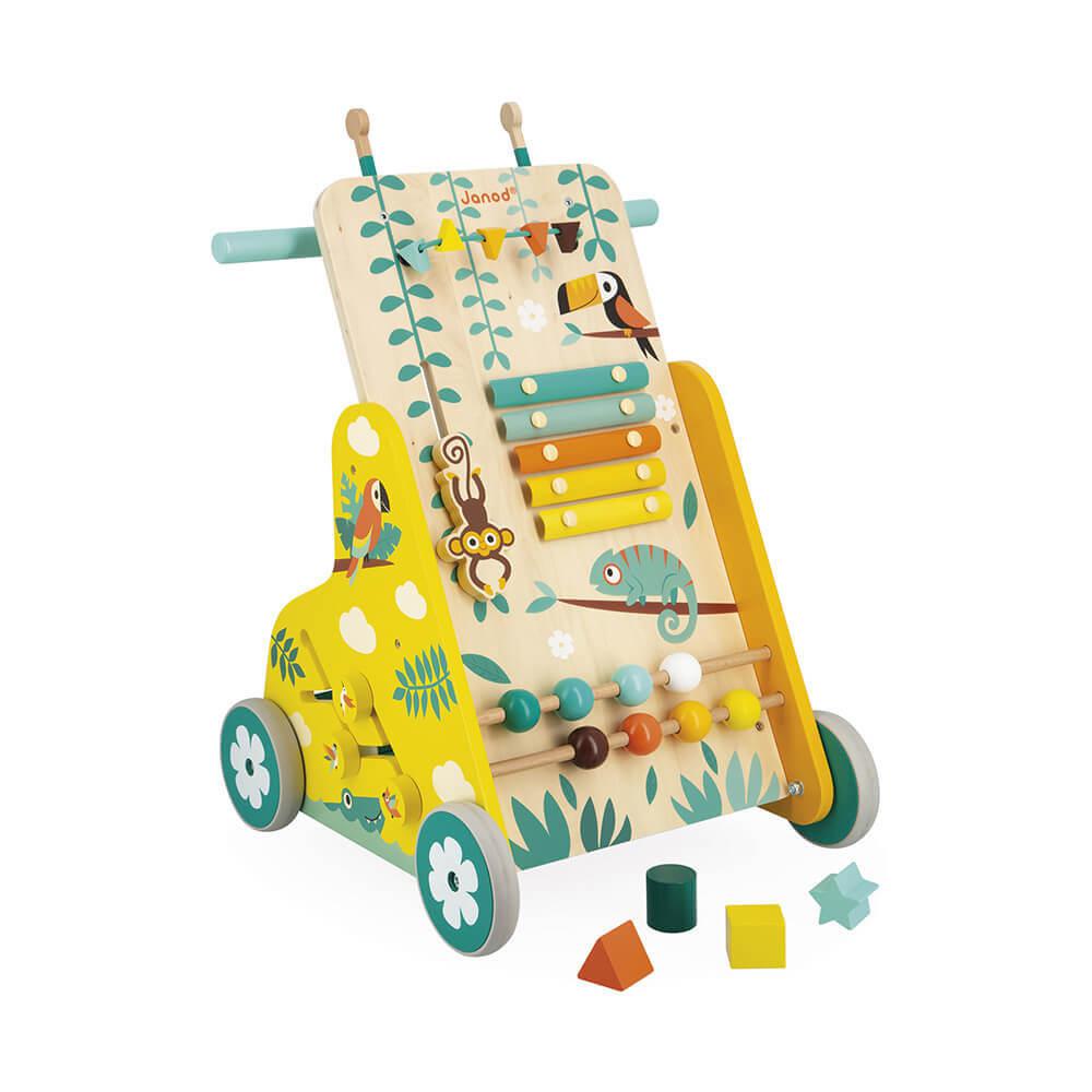 Chariot de marche multi - activités Tropik - Trotteurs - Boutique LeoLudo - Janod