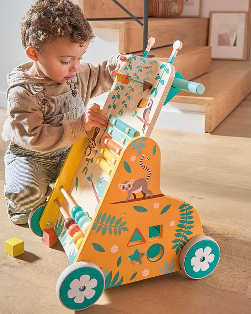 Chariot de marche multi - activités Tropik - Trotteurs - Boutique LeoLudo - Janod