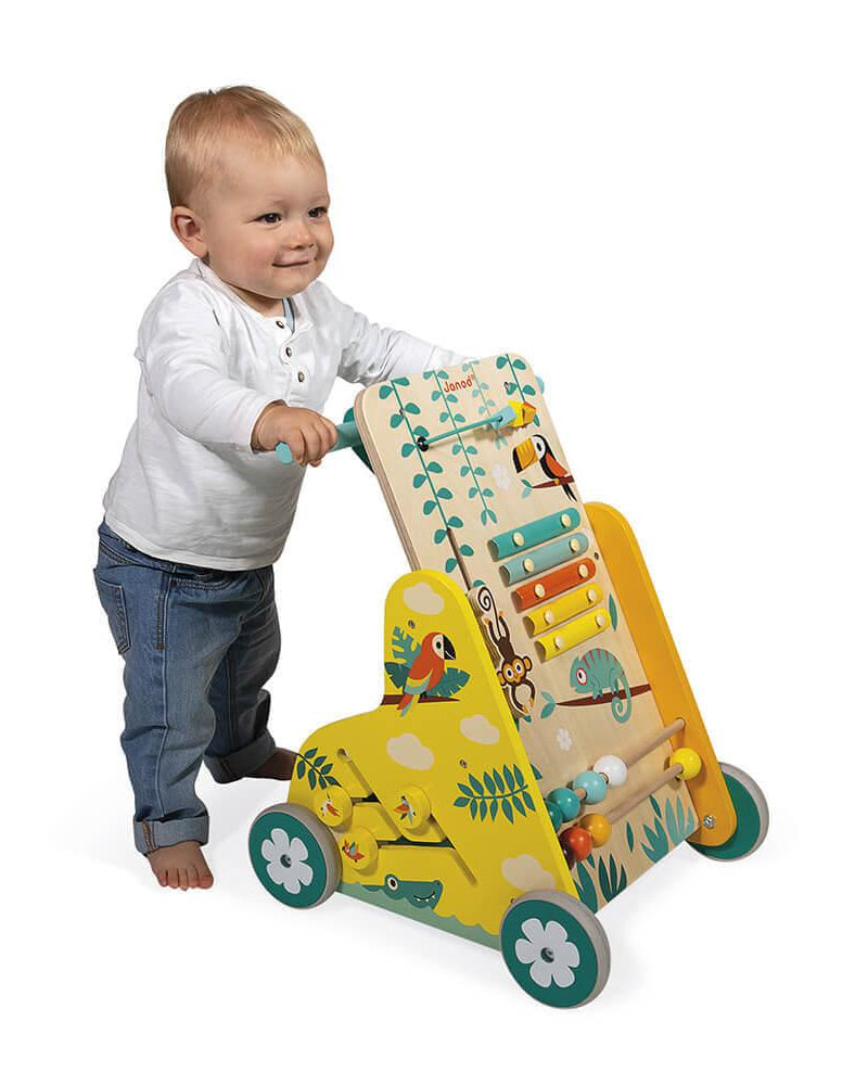 Chariot de marche multi - activités Tropik - Trotteurs - Boutique LeoLudo - Janod