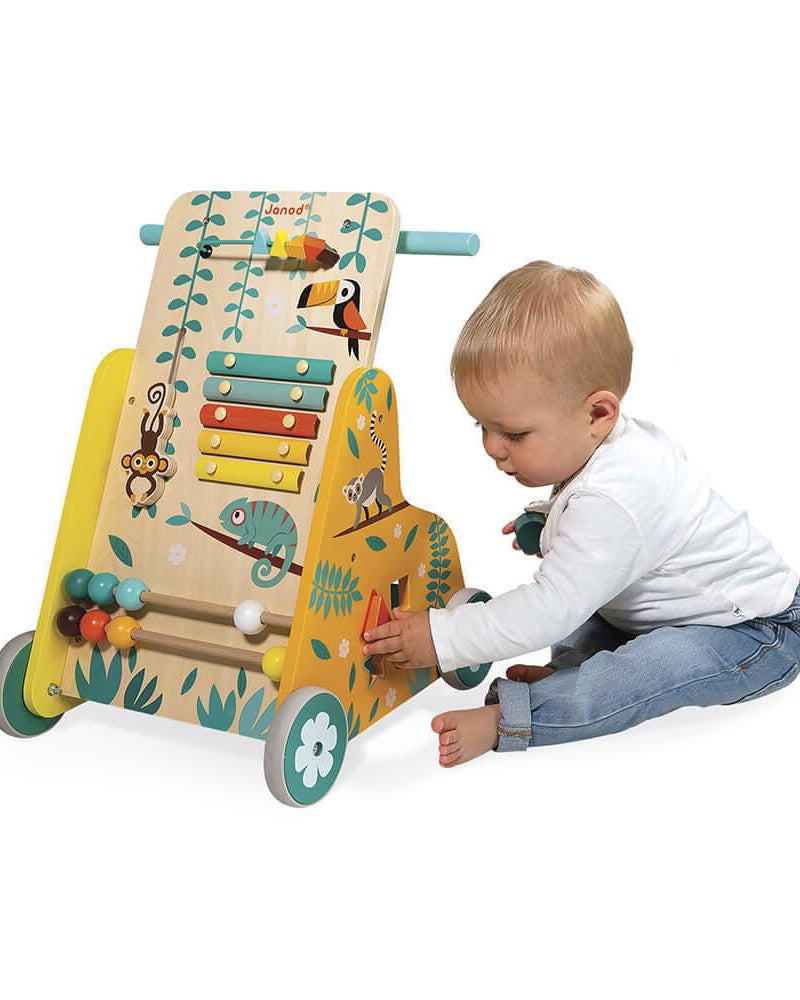 Chariot de marche multi - activités Tropik - Trotteurs - Boutique LeoLudo - Janod