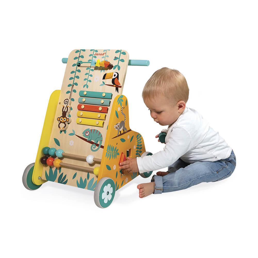 Chariot de marche multi - activités Tropik - Trotteurs - Boutique LeoLudo - Janod
