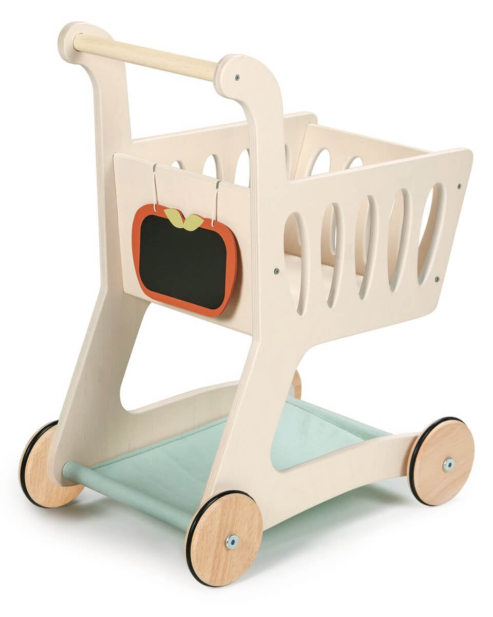 Chariot d'épicerie en bois - Jouets d'imitation - Boutique LeoLudo - Tender Leaf Toys