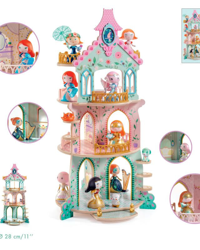 Château de princesse Arty Toys Ze Princess Tower - Ensembles de jeu - Boutique LeoLudo - Djeco