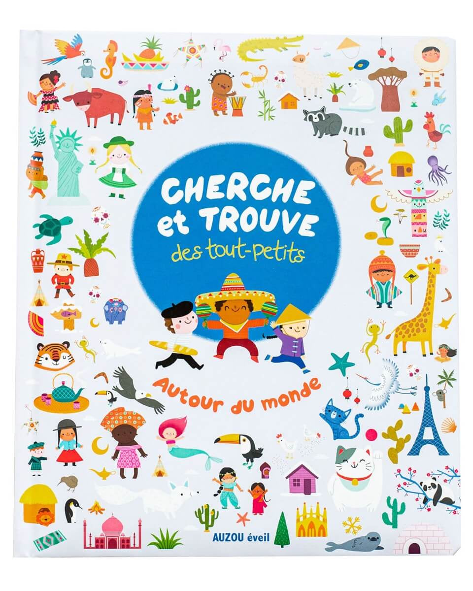 Cherche et trouve des tout - petits - Autour du monde - Livres - Boutique LeoLudo - Auzou