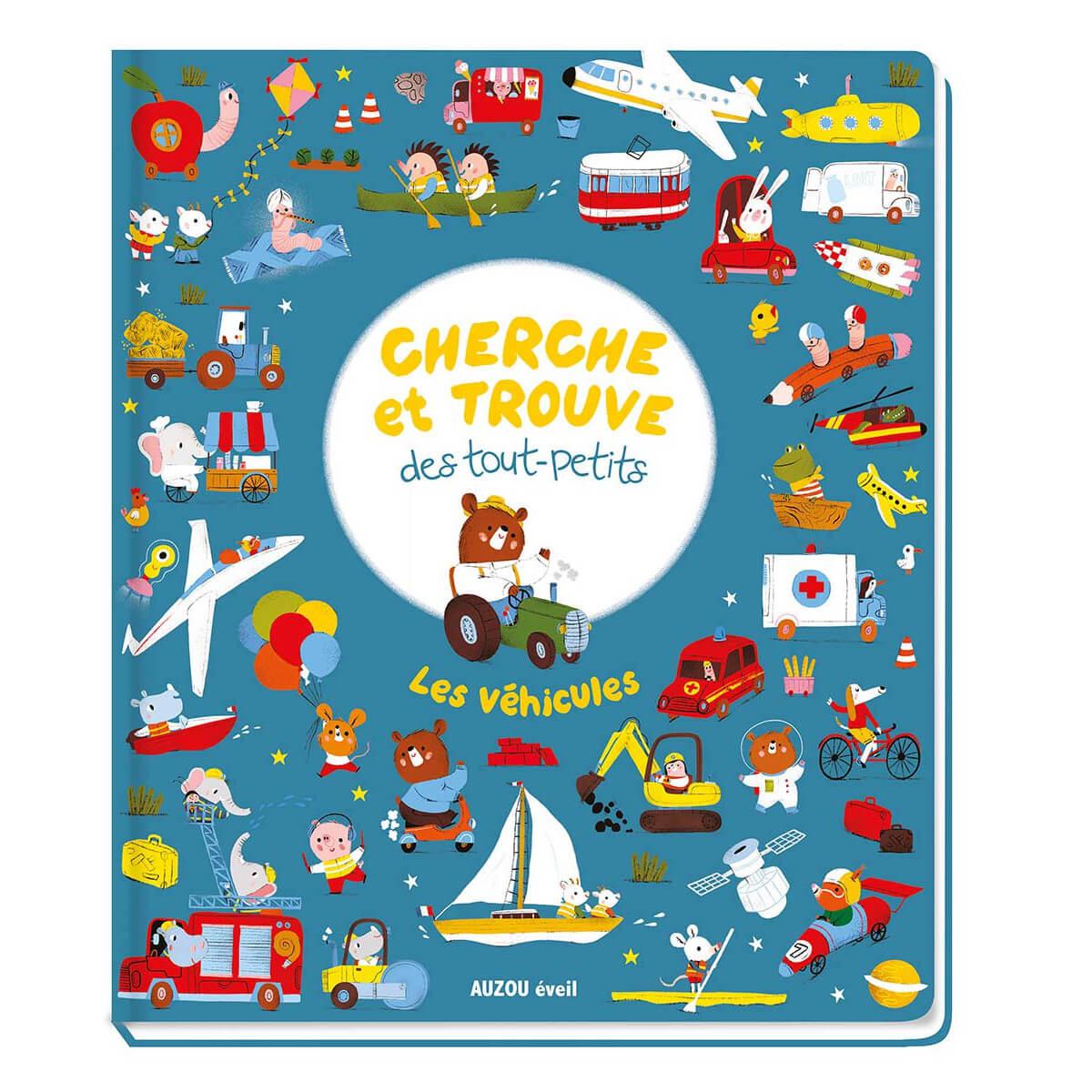 Cherche et trouve des tout-petits - Les véhicules-Auzou-Boutique LeoLudo