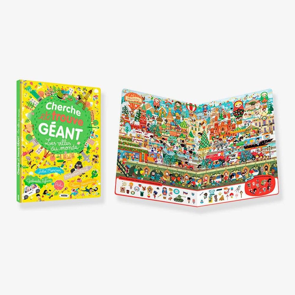 Cherche et trouve géant - Les villes du monde-Auzou-Boutique LeoLudo