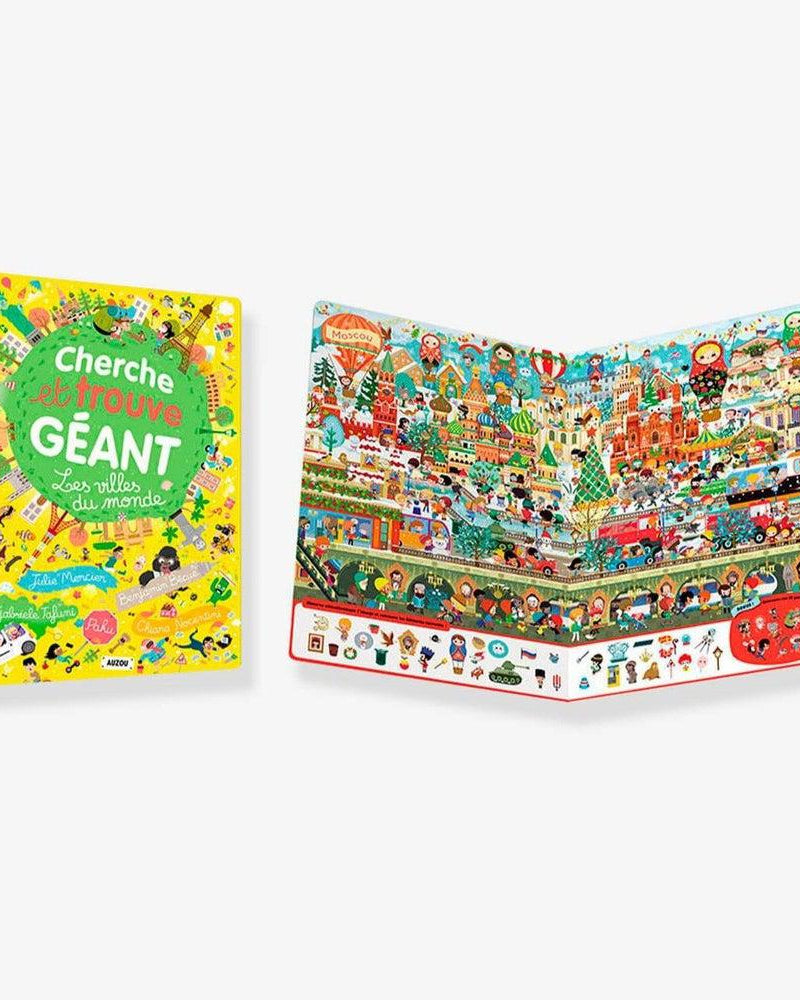 Cherche et trouve géant - Les villes du monde - Livres - Boutique LeoLudo - Auzou
