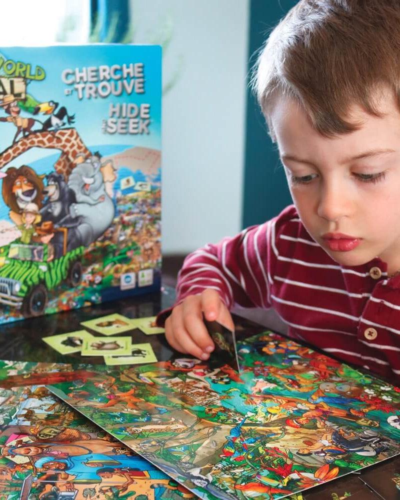 Cherche et trouve – Le monde animal - Jeux de société - Boutique LeoLudo - Gladius