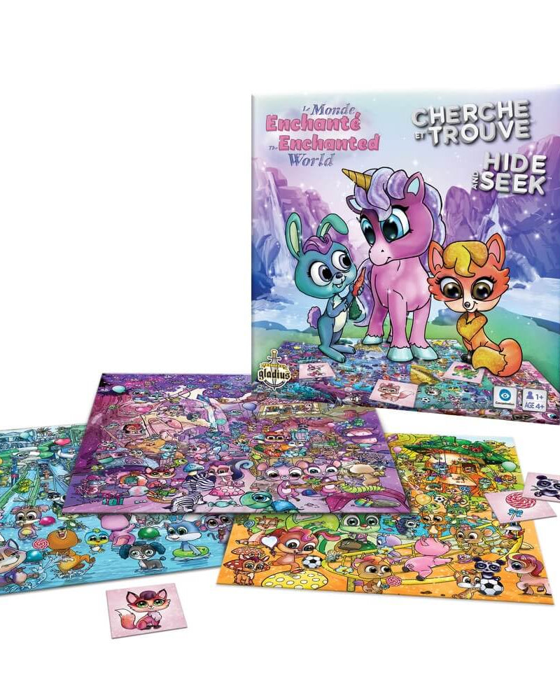 Cherche et trouve – Le monde enchanté - Jeux de société - Boutique LeoLudo - Gladius