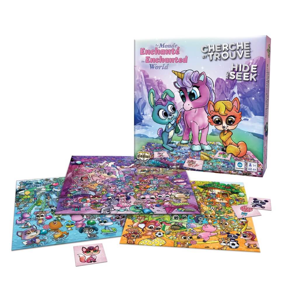 Cherche et trouve – Le monde enchanté - Jeux de société - Boutique LeoLudo - Gladius