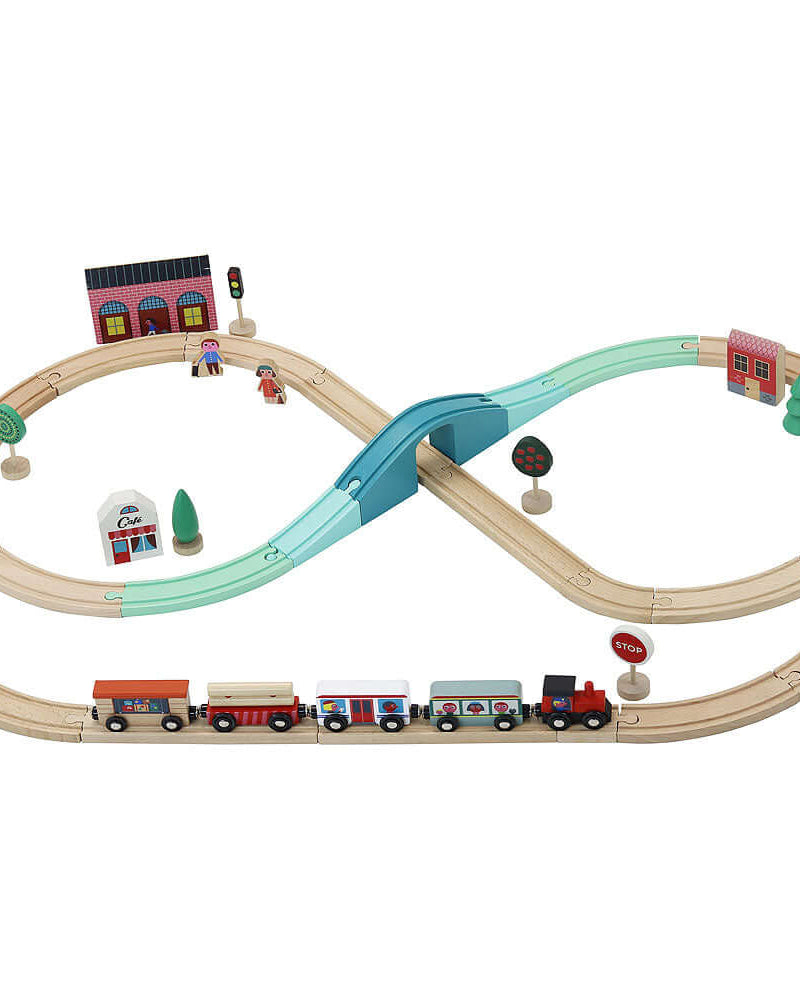 Circuit de train Grand Express avec rails - Ensembles de jeu - Boutique LeoLudo - Vilac
