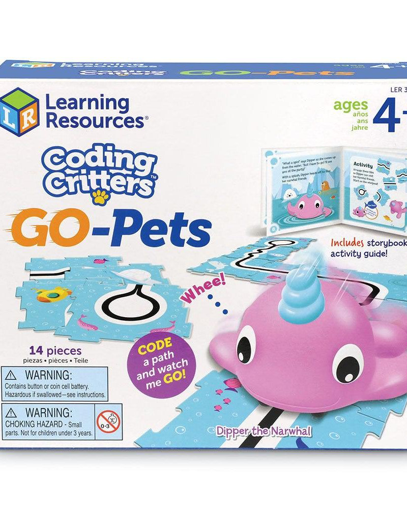 Coding Critters™ Go - Pets: Dipper la licorne de mer - Jeux scientifiques - Boutique LeoLudo - Learning Resources