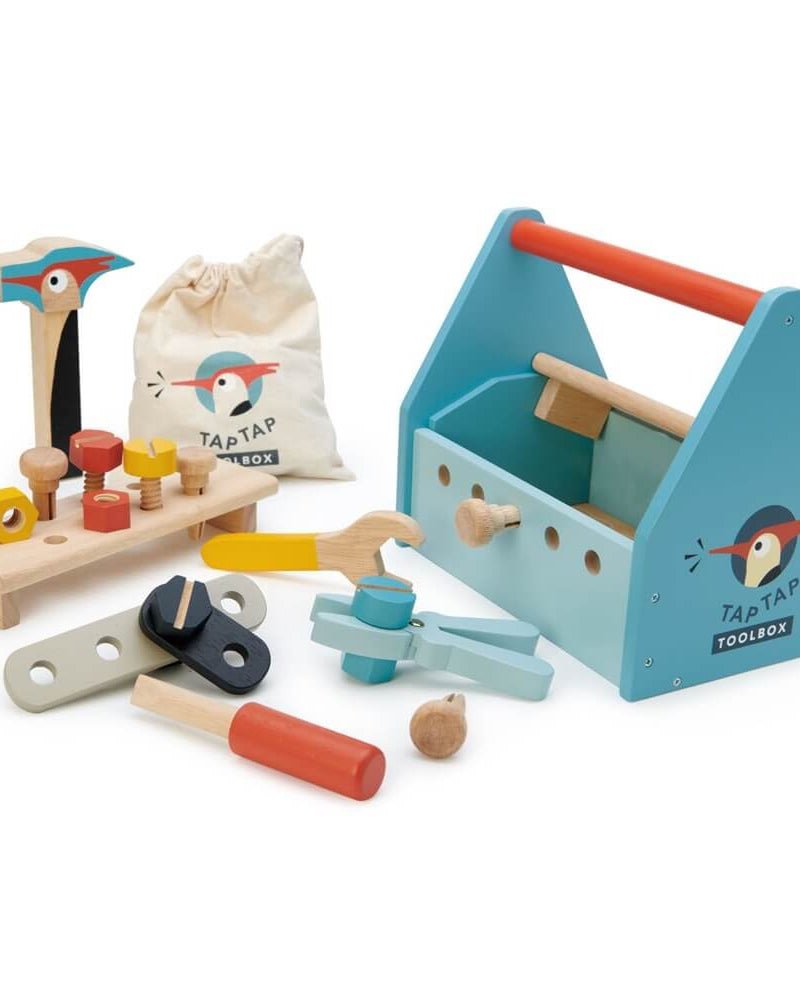 Coffre à outils Tap Tap - Jouets d'imitation - Boutique LeoLudo - Tender Leaf Toys