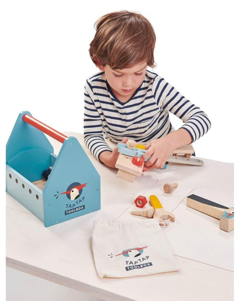 Coffre à outils Tap Tap - Jouets d'imitation - Boutique LeoLudo - Tender Leaf Toys