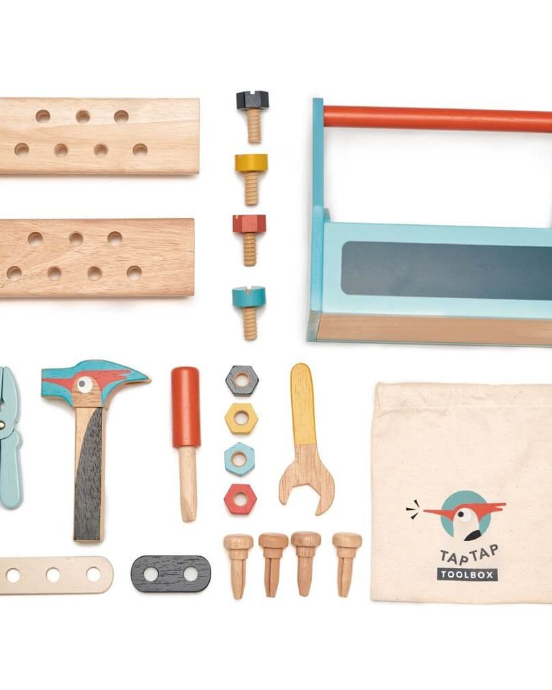 Coffre à outils Tap Tap - Jouets d'imitation - Boutique LeoLudo - Tender Leaf Toys