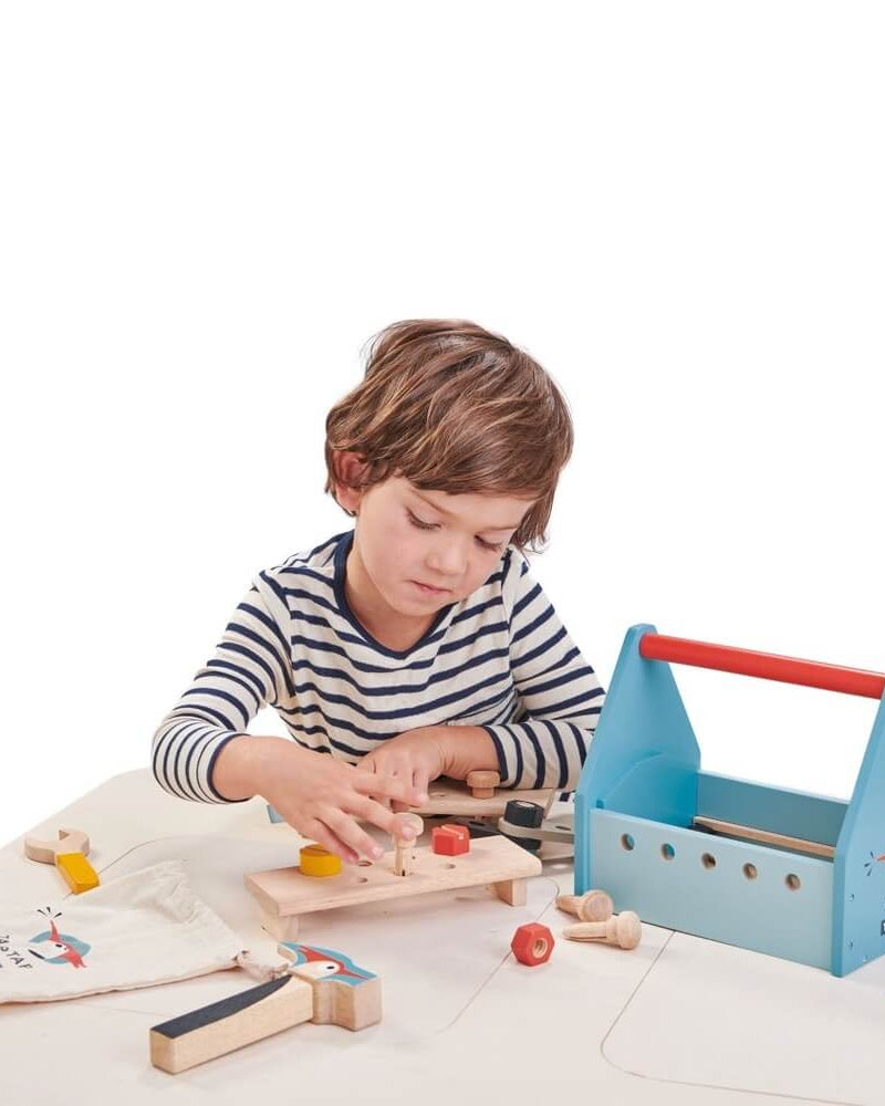 Coffre à outils Tap Tap - Jouets d'imitation - Boutique LeoLudo - Tender Leaf Toys