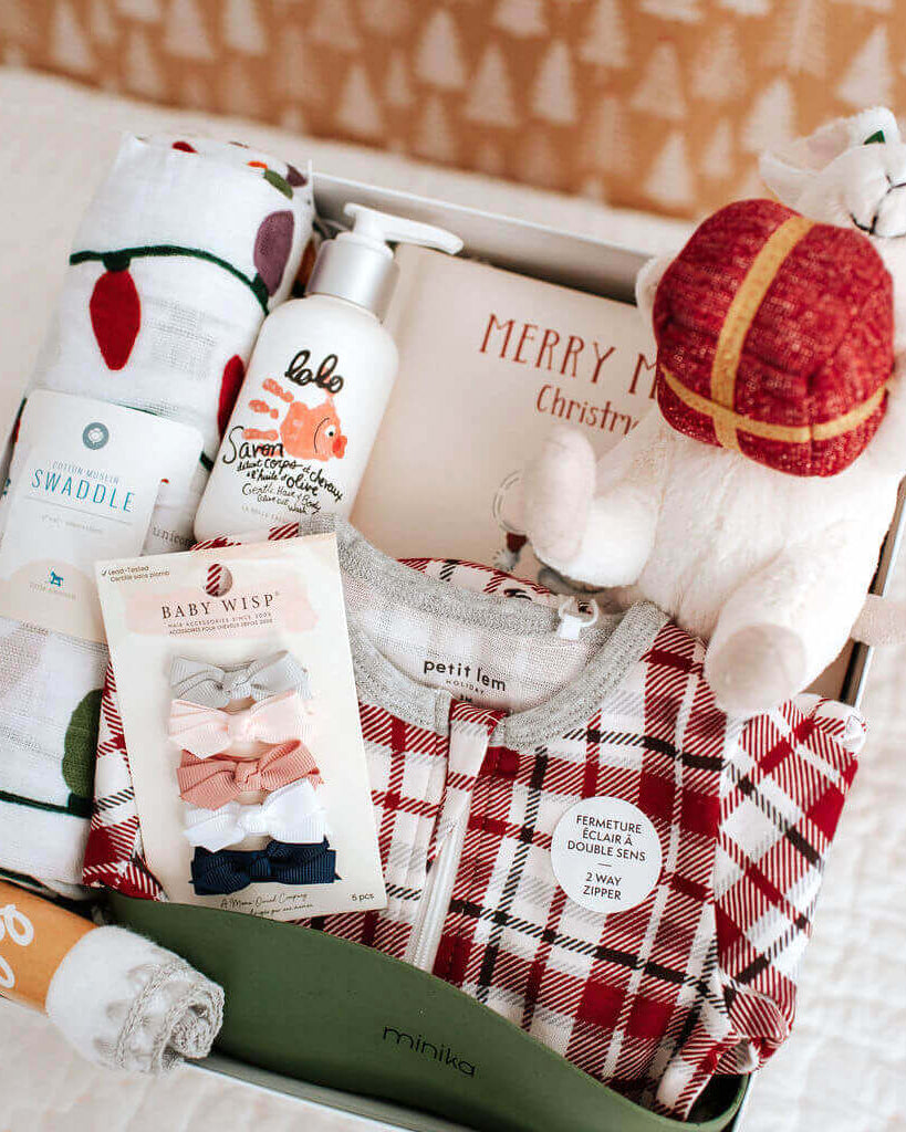 Coffret-cadeau de Noël pour maman et bébé -Ensembles cadeaux- Boutique LeoLudo-LeoLudo