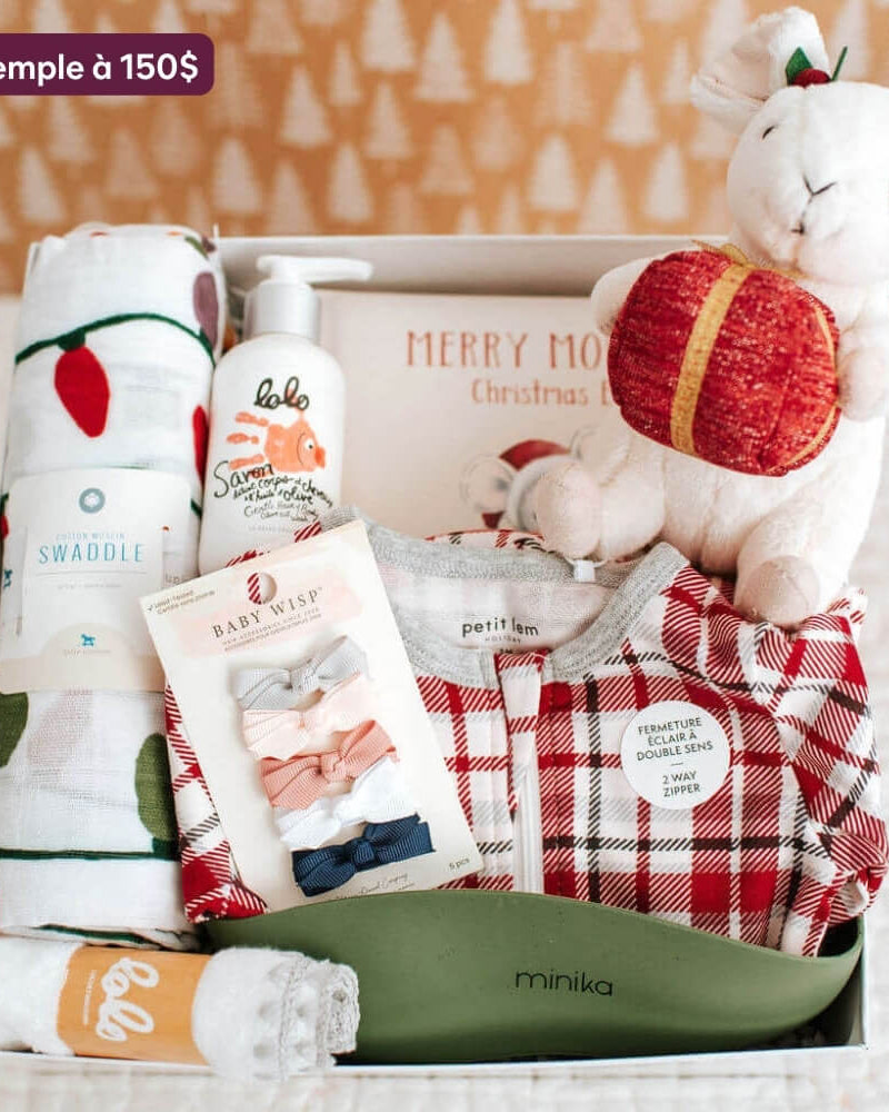 Coffret-cadeau de Noël pour maman et bébé -Ensembles cadeaux- Boutique LeoLudo-LeoLudo