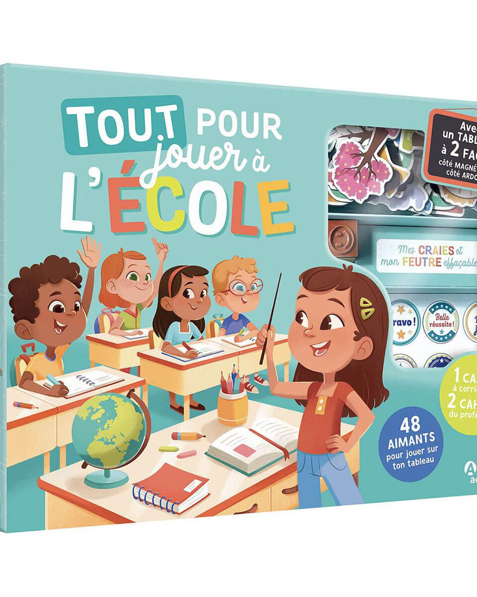 Coffret d'activités - Pour jouer à l'école - Jeux magnétiques - Boutique LeoLudo - Auzou