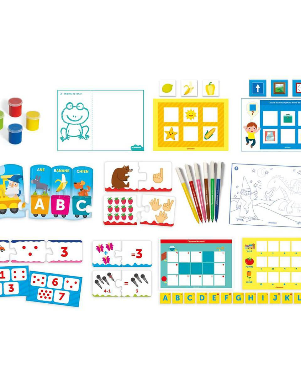 Coffret d'apprentissage - La maternelle (FR) - Jeux éducatifs - Boutique LeoLudo - Clementoni