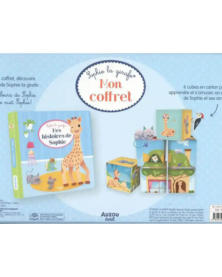 Coffret d'éveil - Mes histoires de Sophie la girafe - Livres d'éveil - Boutique LeoLudo - Auzou